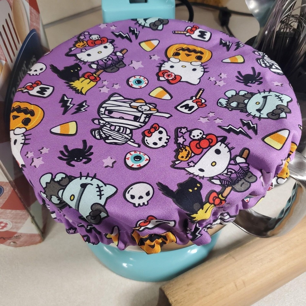 Hello Kitty Halloween‎ Purple KitchenAid Mixer Mixing Bowl Cover Decor